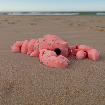 Pure Pals Pink Lobster Mini Flexi